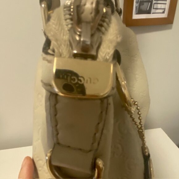 GUCCI GUCCISSIMA Leather GG Small  Sukey 2-Hobo Satchel COA with Crossbody Strap - Picture 12 of 15